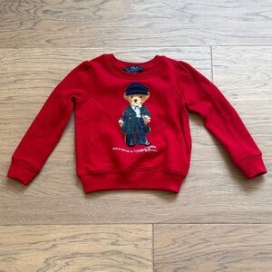 Polo by Ralph Lauren Kids Red Bear Sweatshirt 5t